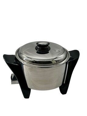 Saladmaster MP5 5 Qt. Multi-Purpose Oil Core Cooker – 316Ti Stainless Steel MINT